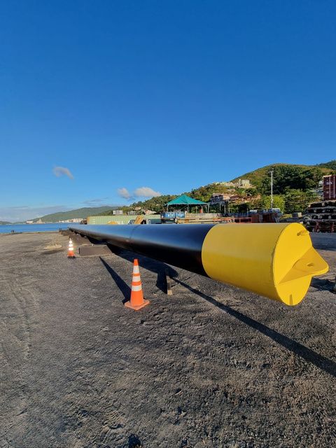 Marine Pile Blasting & Coating