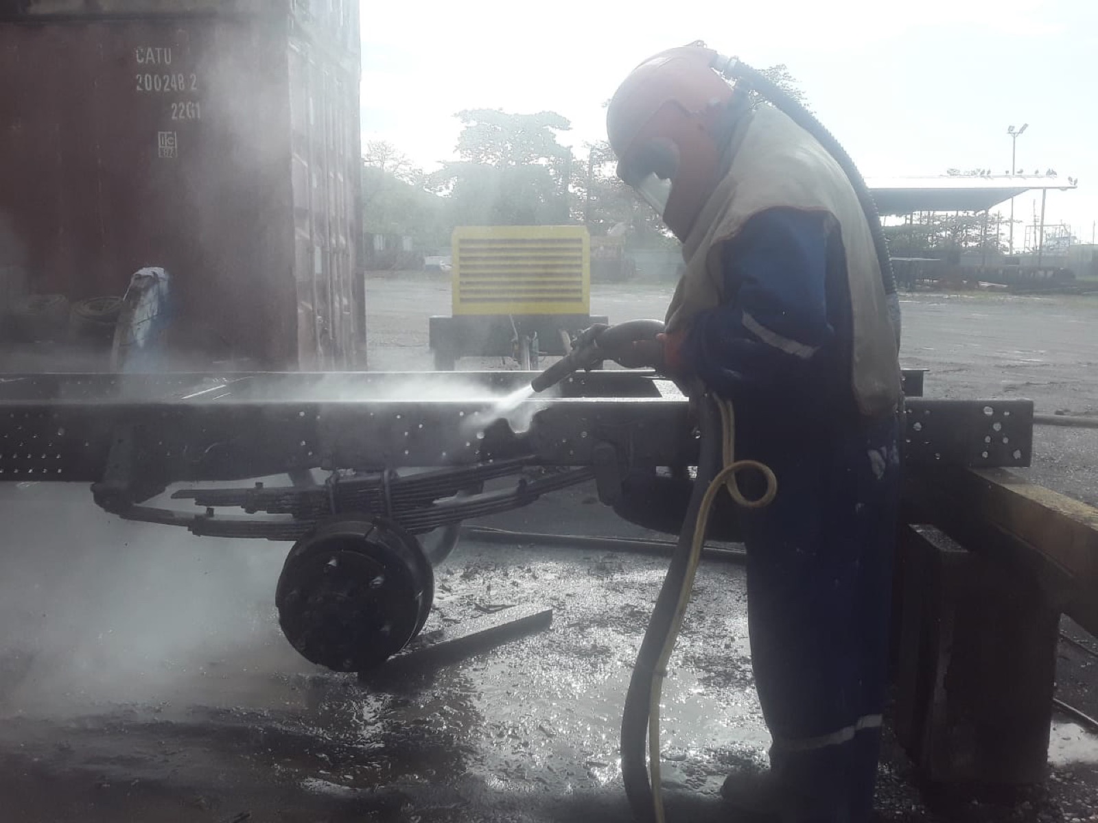 Wet (Dustless) Blasting